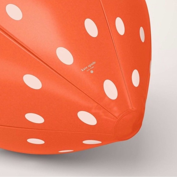 Kate Spade Red Strawberry Inflatable Pool Decor - Picture 5 of 6